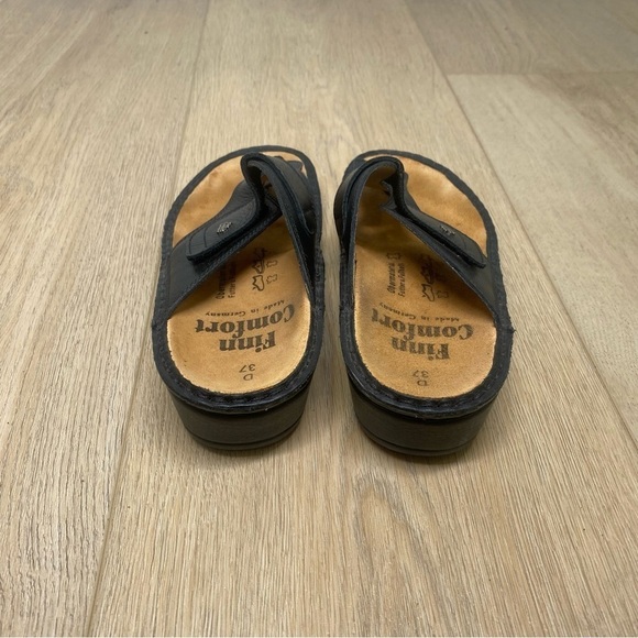 Finn Comfort Black Thong Sandals Size 37 / US 6 - 6.5 - Picture 5 of 5
